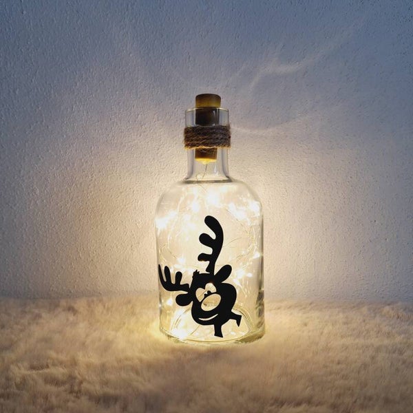 Kerstflesje - Rudolf schuin