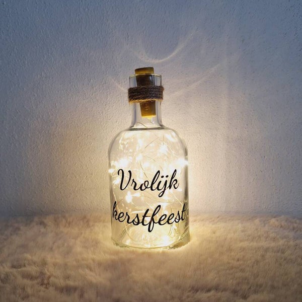 Kerstflesje - Vrolijk kerstfeest