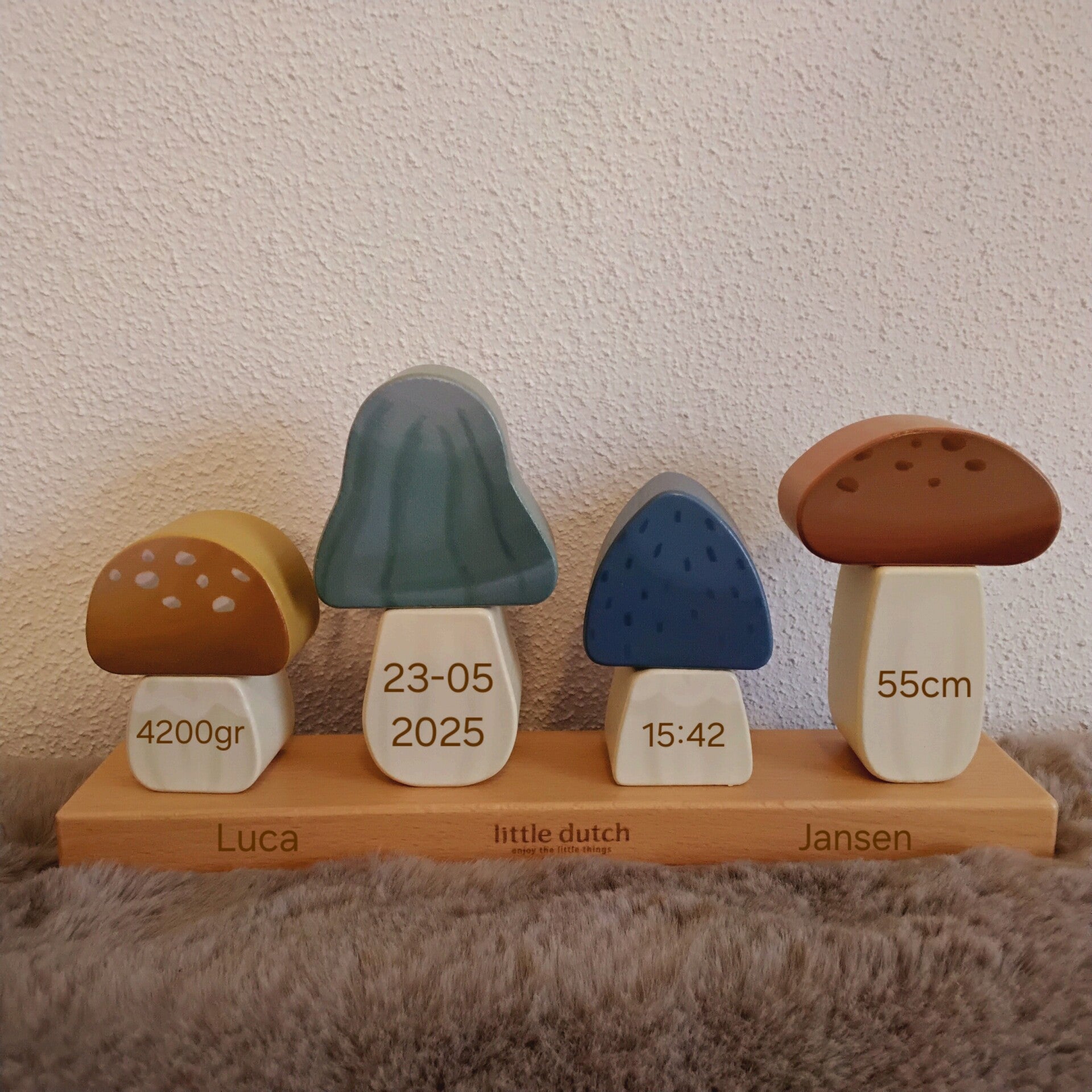 Little Dutch Forest Friends - Stapelaar Paddenstoelen