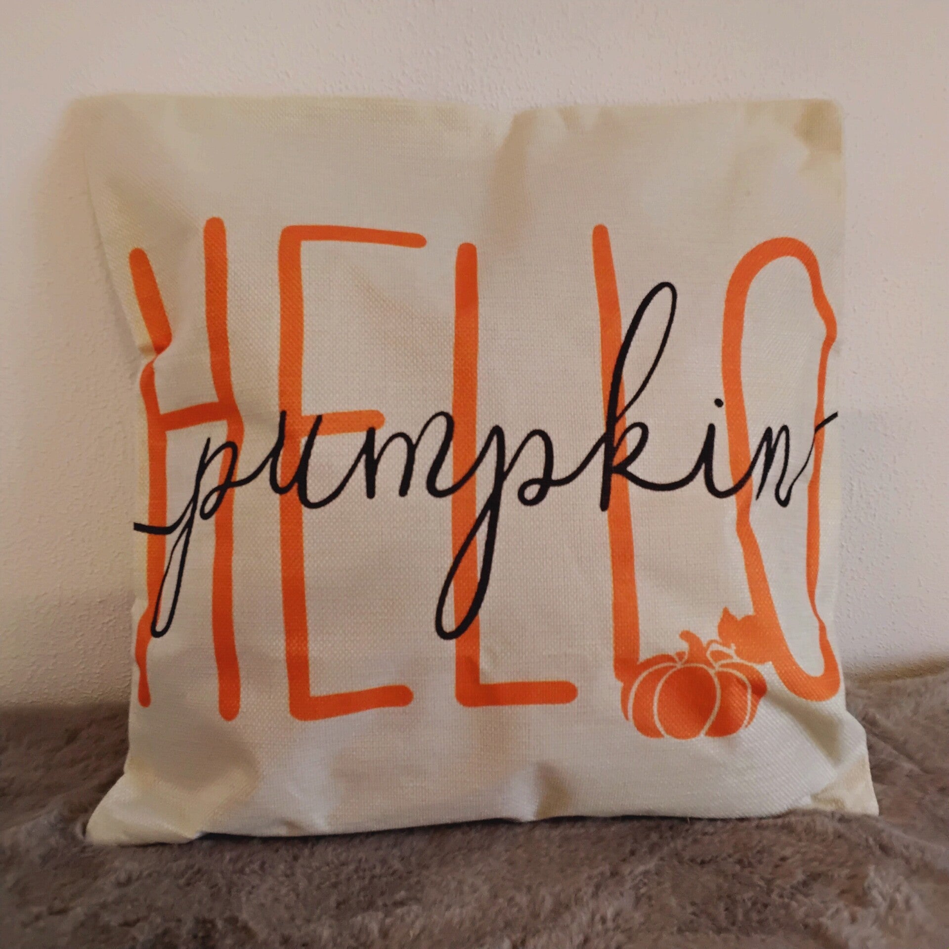 Kussensloop - Hello pumpkin