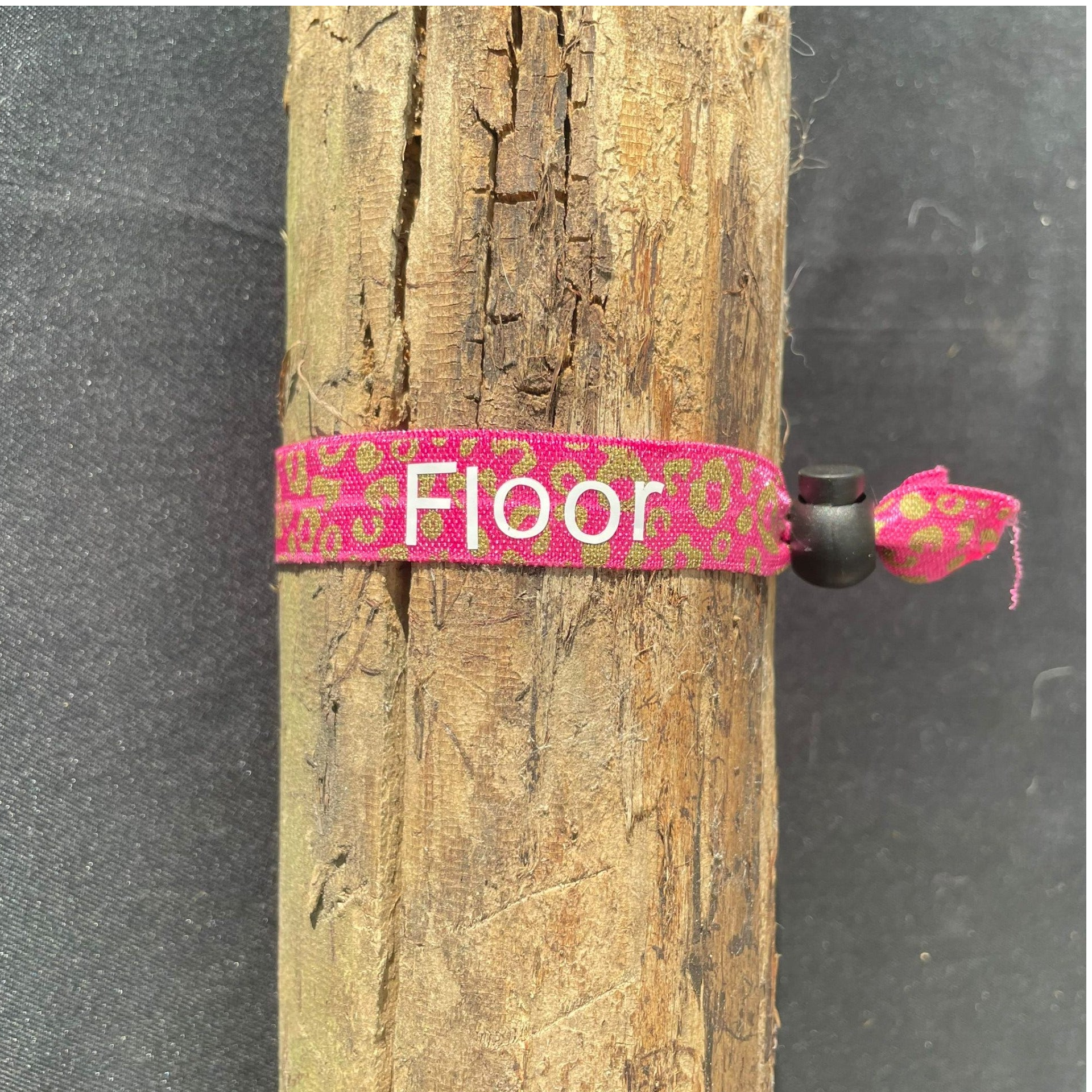 SOS bandje - Roze met goud