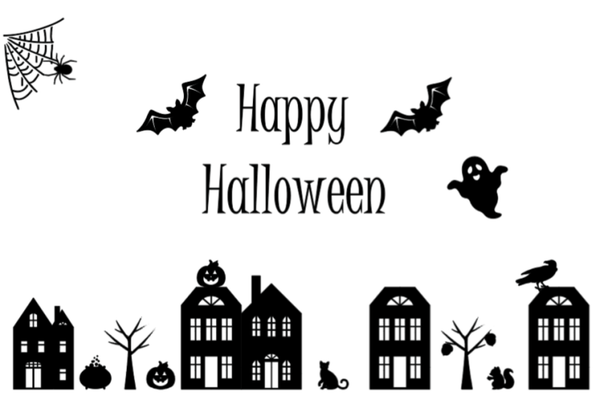 Raamstikker Halloween