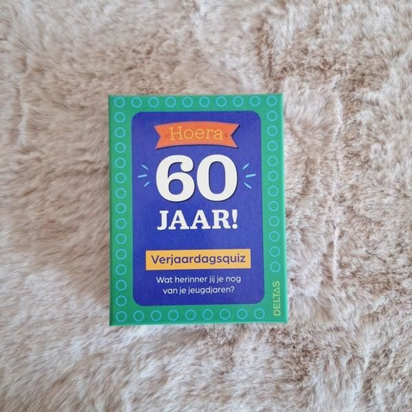 Deltas Verjaardagsquiz Hoera 60 jaar!