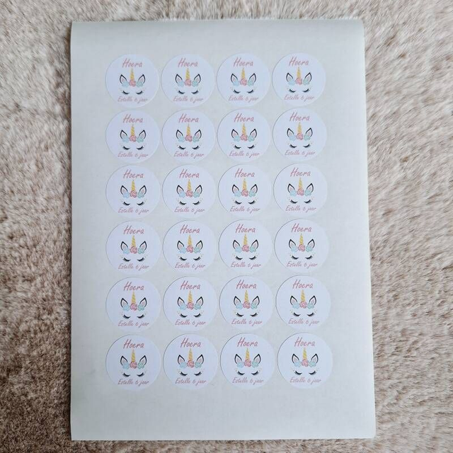 Traktatie stickers