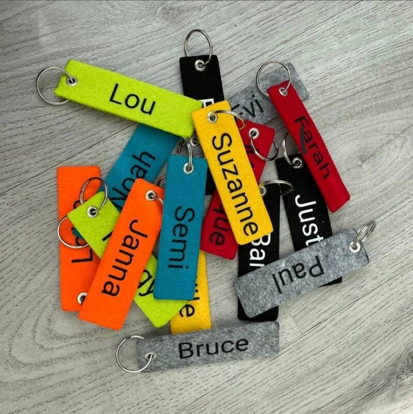 Sleutelhanger met naam