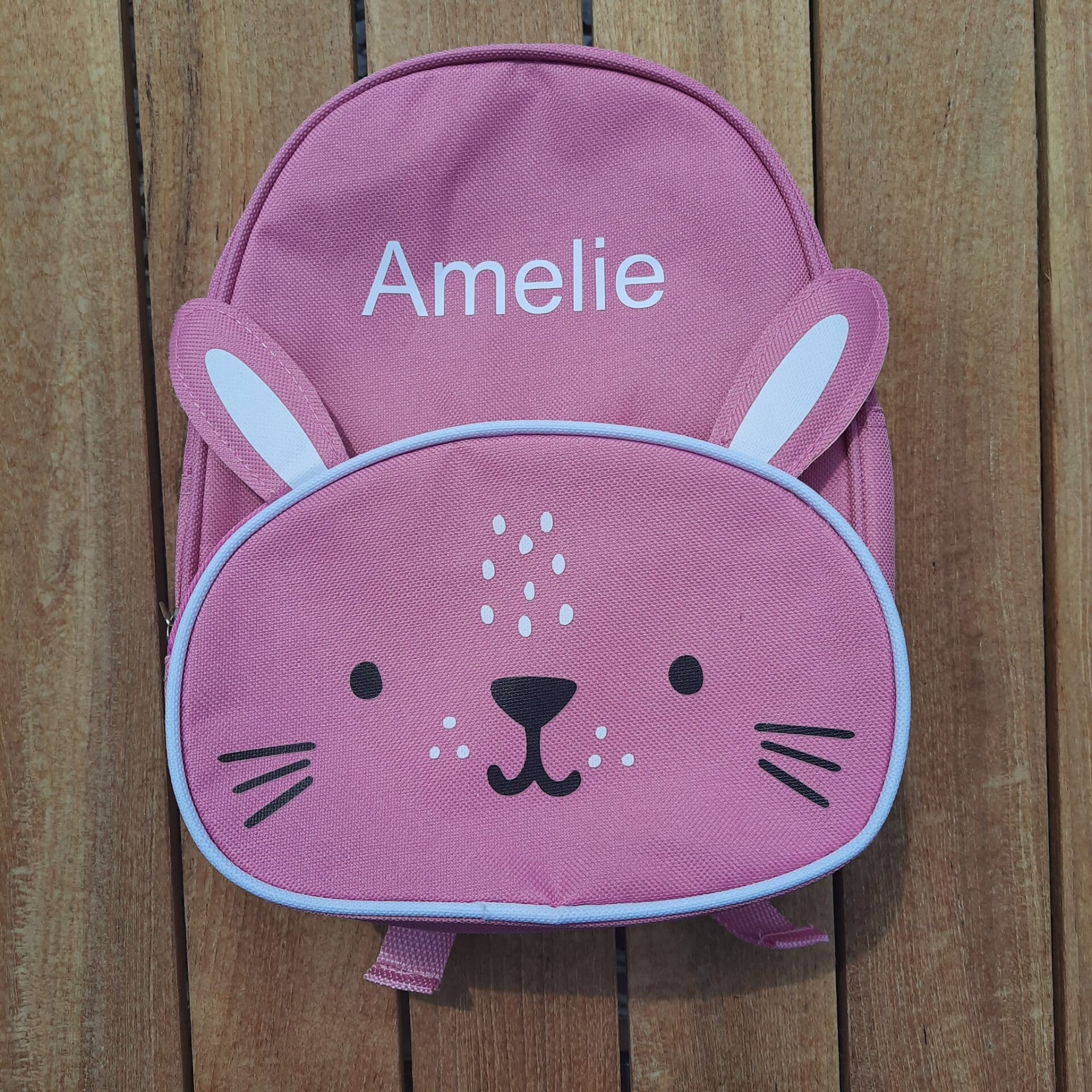 Dieren rugzak met naam - Konijn