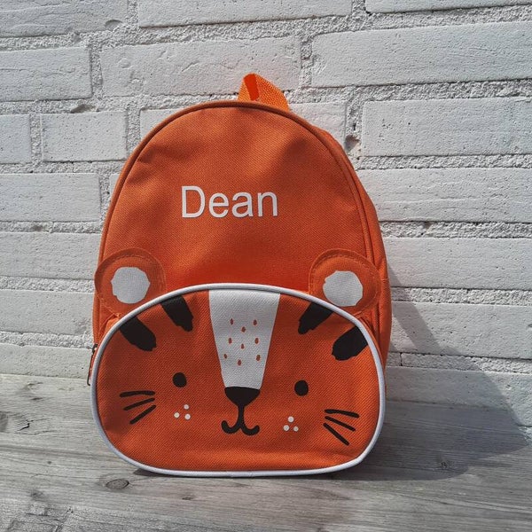Dieren rugzak met naam - Tijger