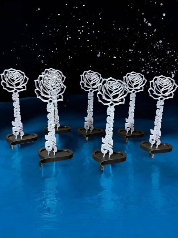 Rose “Maman” sur socle cœur