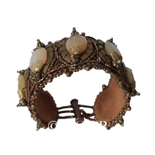Armband met gele Chalcedoon