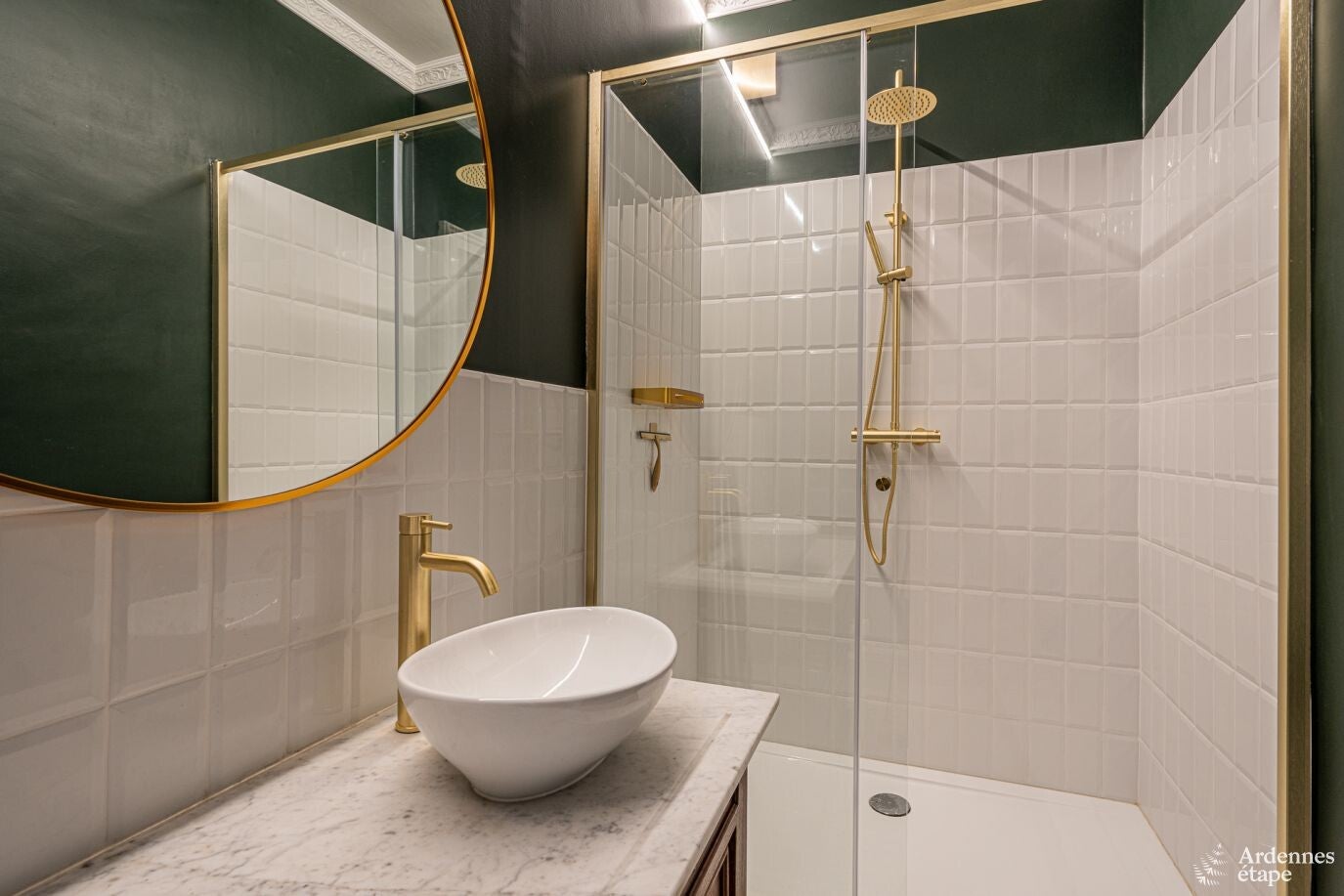 Luxueuse Blauwe badkamer