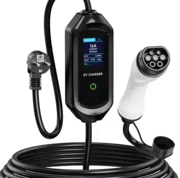 AFEEV 3.5KW chargeur EV Portable Type2 IEC62196-2 chargeur de voiture électrique 16A EVSE câble de charge rapide WiFi APP contrôle Bluetooth