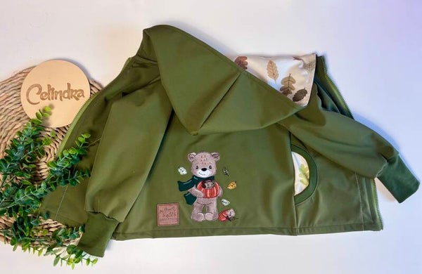 Softshelljacke Herbstbär 104