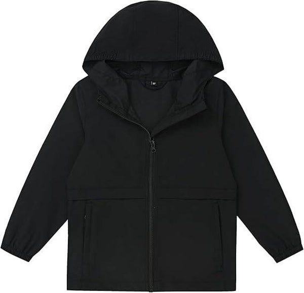 Boys/Girls Uniform Hooded Windbreaker Jackets Lightweight