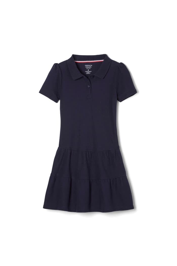 Short Sleeve Ruffle Dress