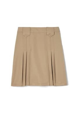 School Uniform Skirt with Flaps