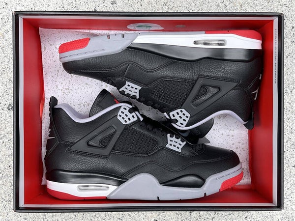 Jordan 4 "Bred Reimagined" (Leather)