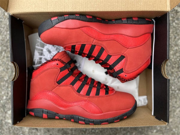 Jordan 10 "Fusion Red"