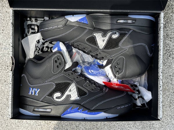 Jordan 5 "NY Awake" (Black & Blue)
