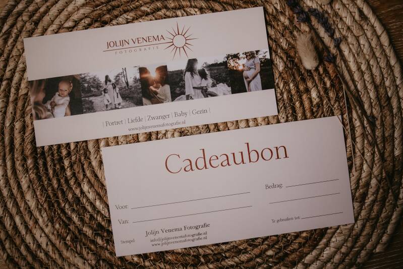 Cadeaubon Jolijn Venema Fotografie