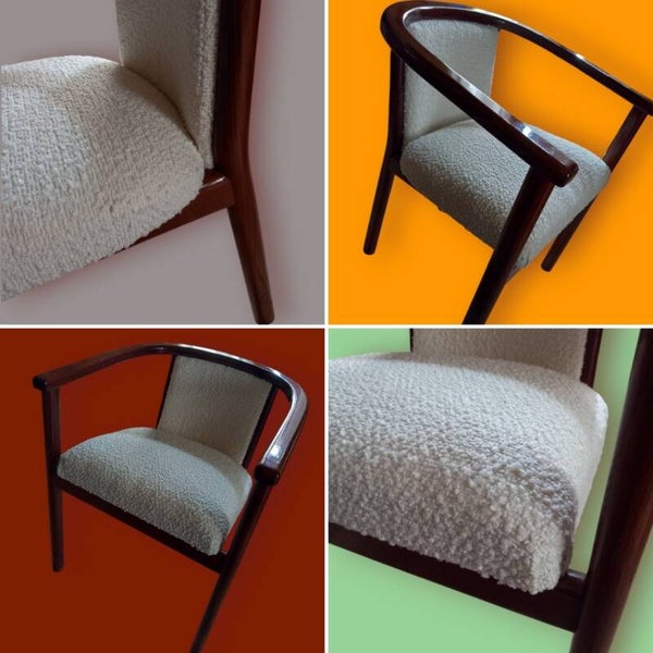Joli fauteuil  années 70's restauré