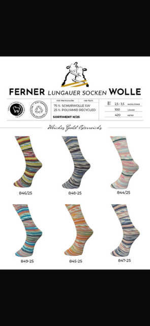 Ferner wolle 4 draads sokkenwol