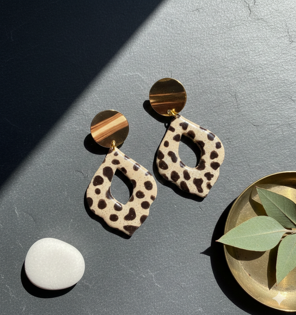 Handgemaakte Leopard Luxe Drops