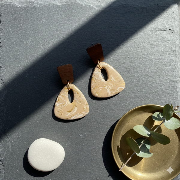 Statement Natural bruin Marble