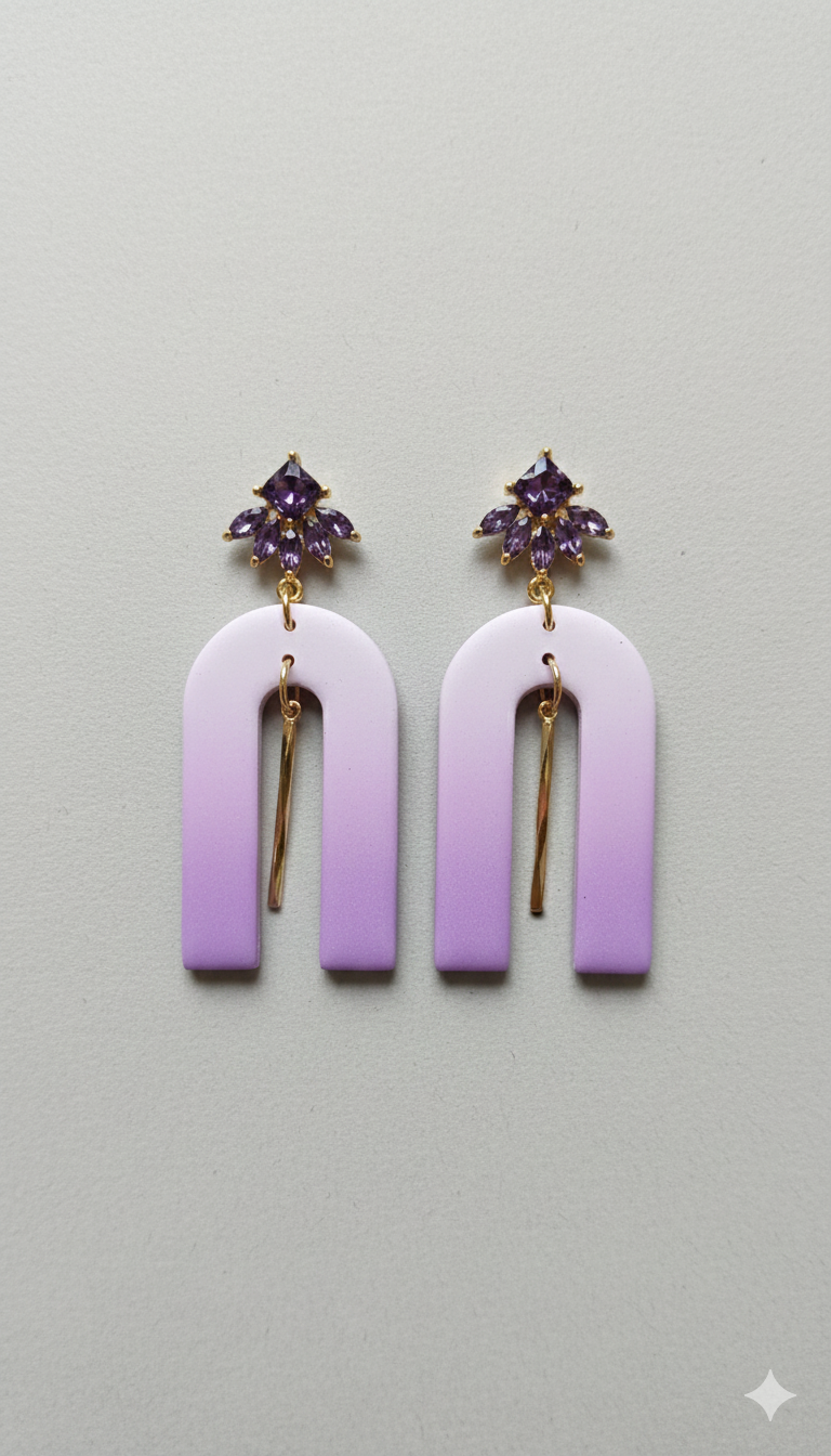 Oorbellen Lilac Arch