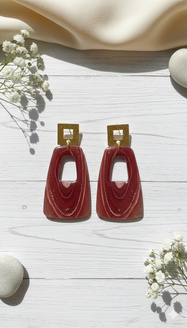 Oorbellen Red Velvet