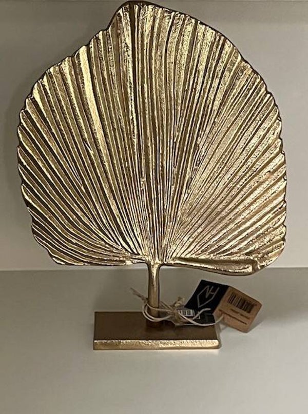 house vitamin blad op voet goud