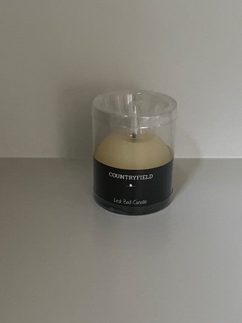 Countryfield Led bol kaars 8 cm