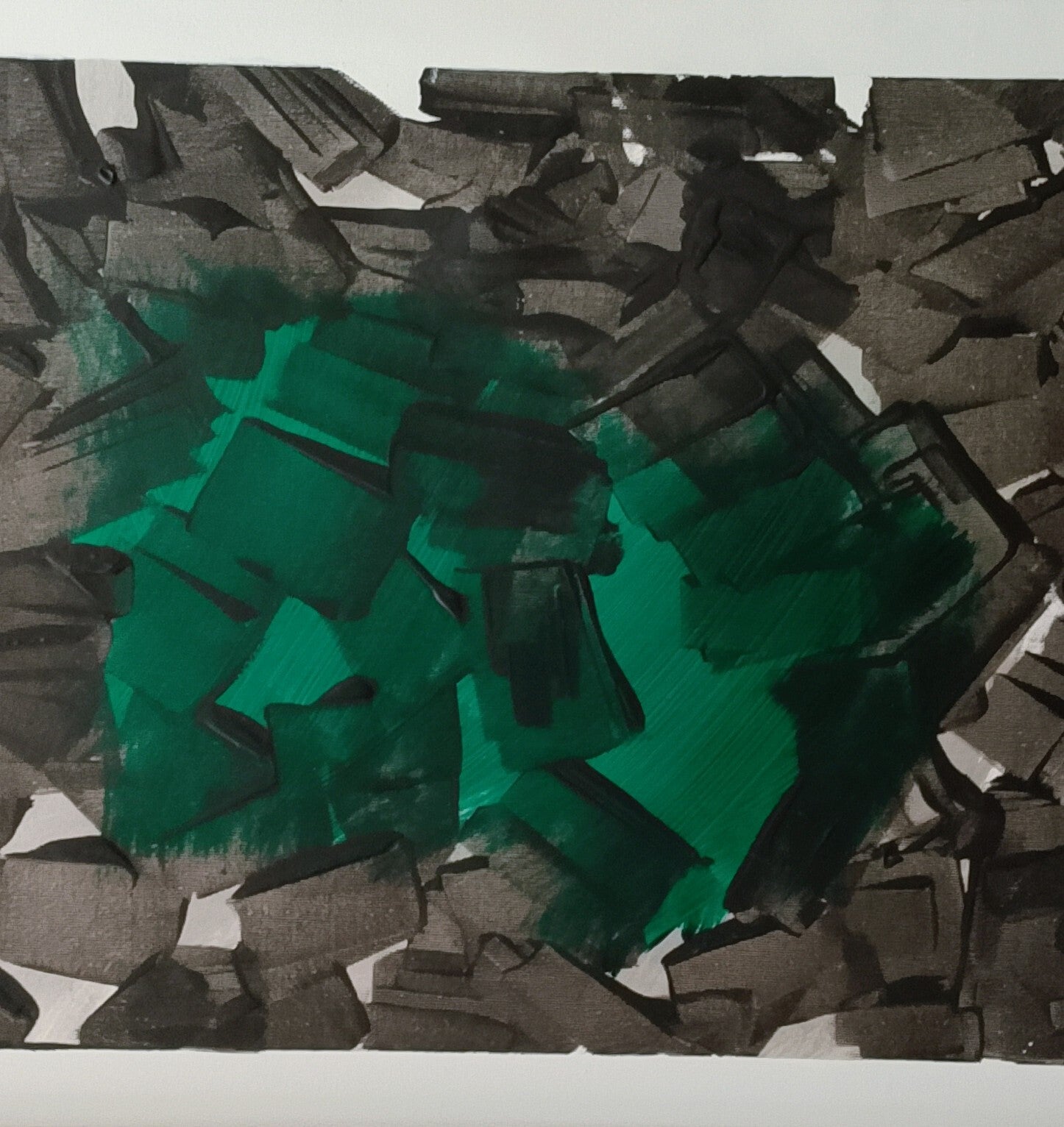 "Frammenti di luce" quadro astratto moderno