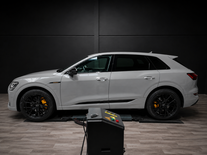 Audi etron polieren
