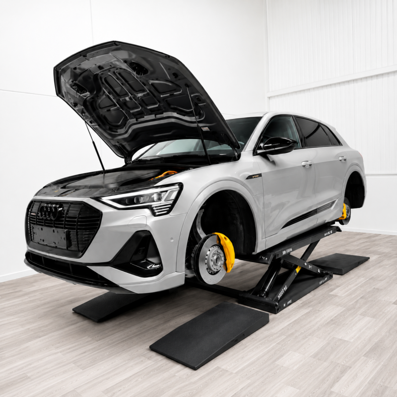 Audi etron polieren