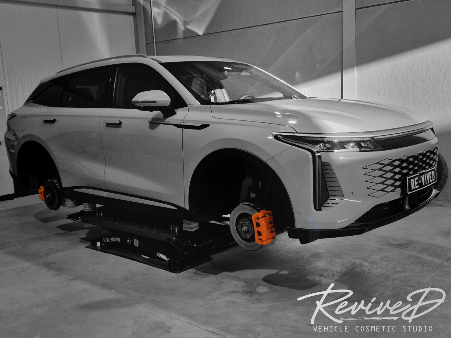Mercedes rode remklauwen