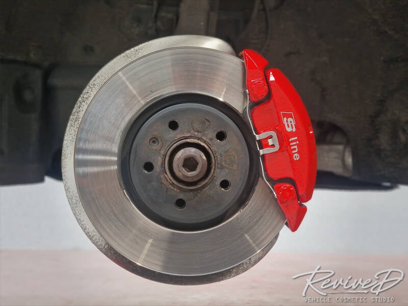 Audi a6 remklauwen rood laten spuiten