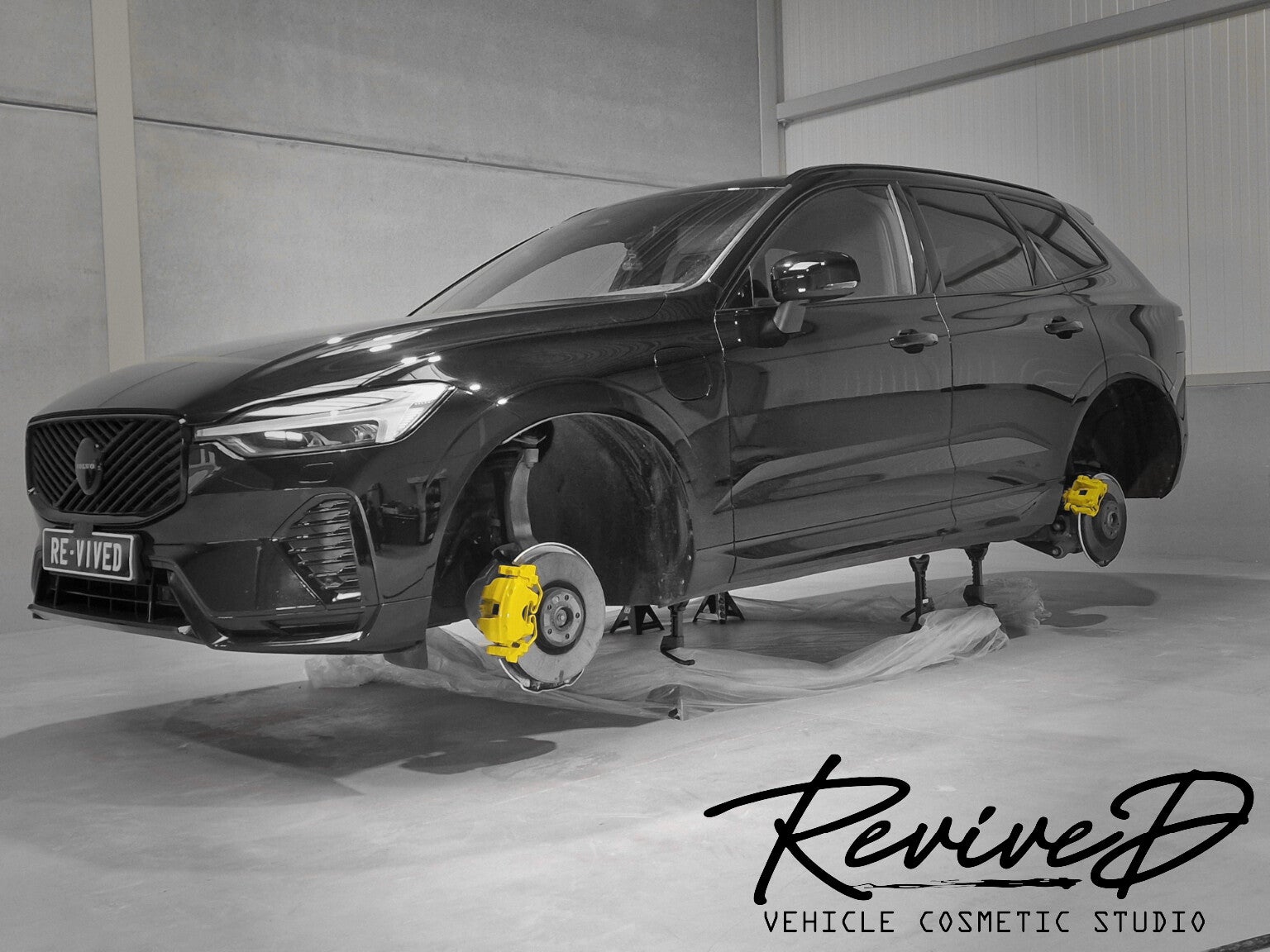 Volvo gele remklauwen