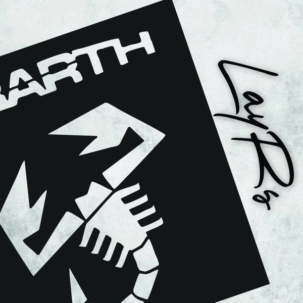 Tapijt stempel Abarth