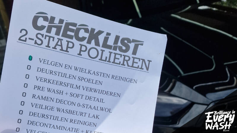 Detail checklist