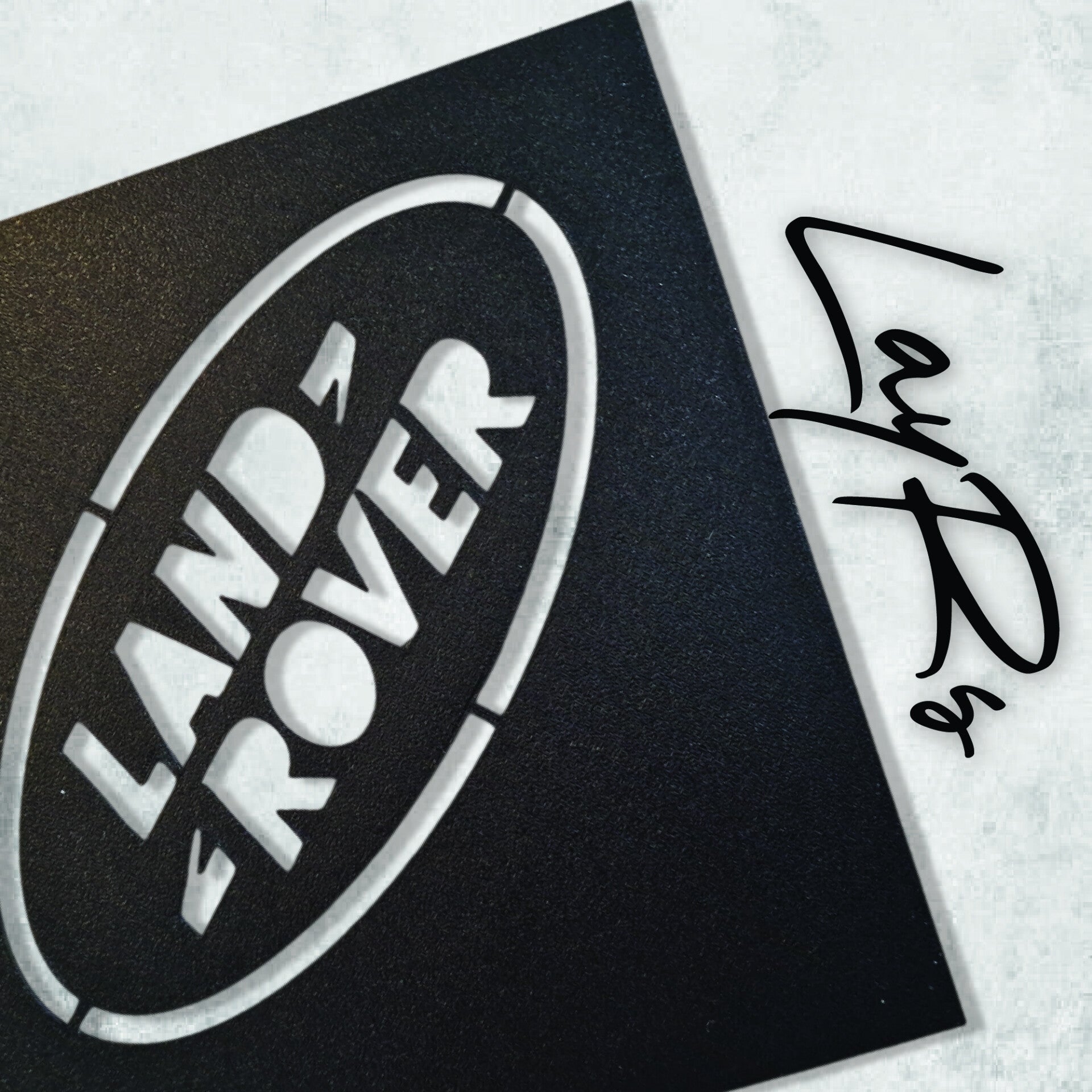 Tapijt stempel Land Rover