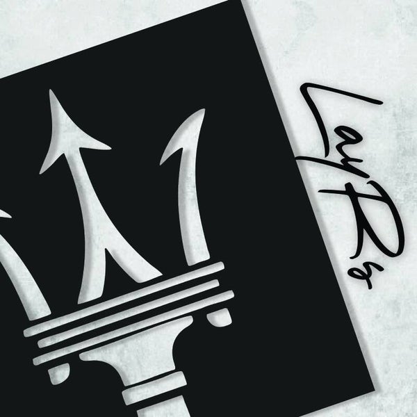 Tapijt stempel Maserati