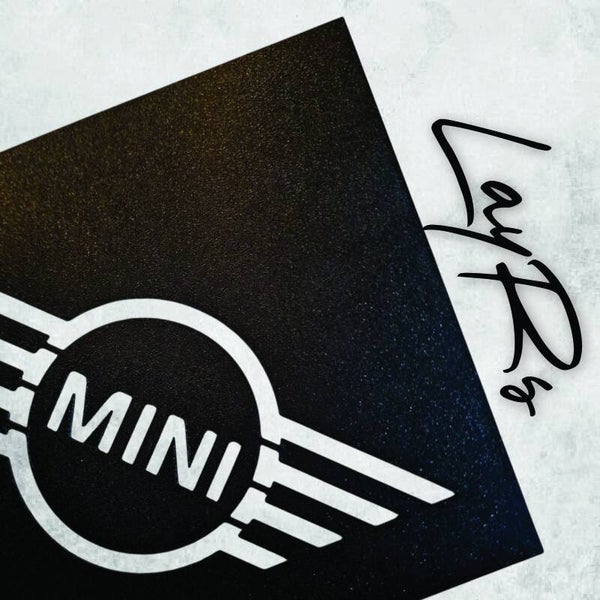 Tapijt stempel Mini Cooper