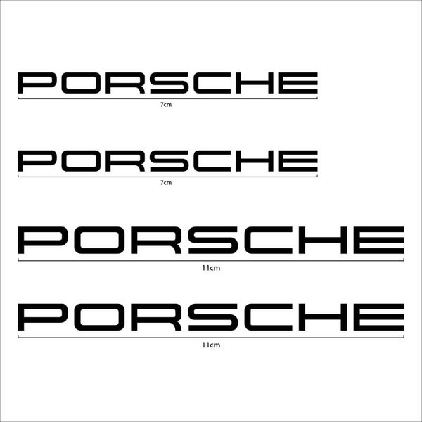 PORSCHE REMKLAUW STICKERS