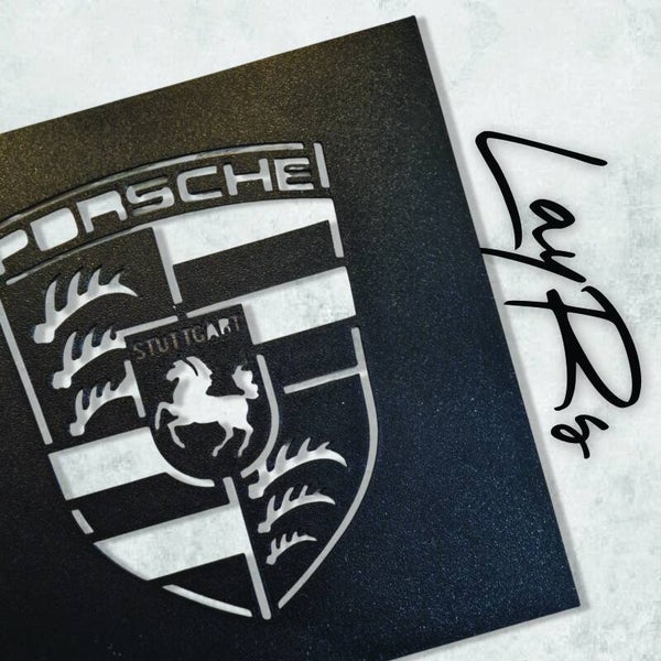Tapijt stempel Porsche