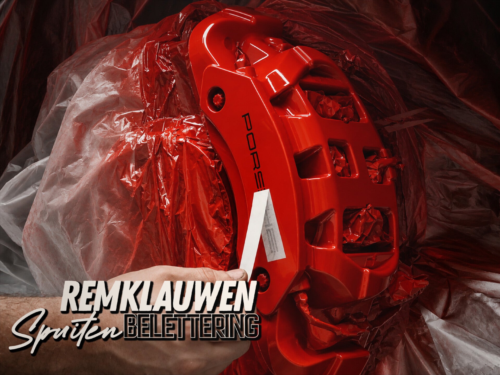 Remklauwen Herspuiten + Belettering