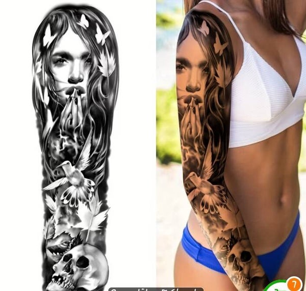 Temporary Tattoo apprx. 13in x 5in