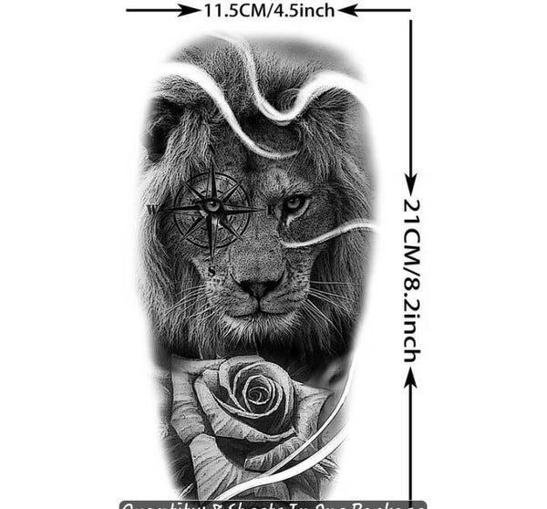 Temporary Tattoo apprx. 8in x 5in