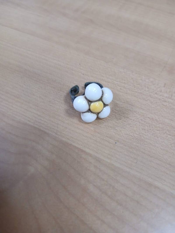 Anello fiore articolo senza scatola