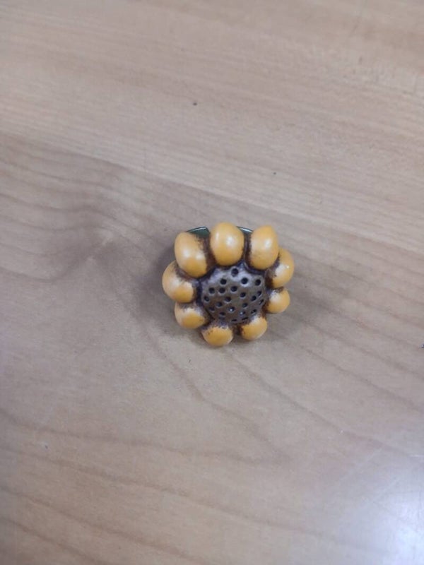 Anello thun girasole articolo senza scatola