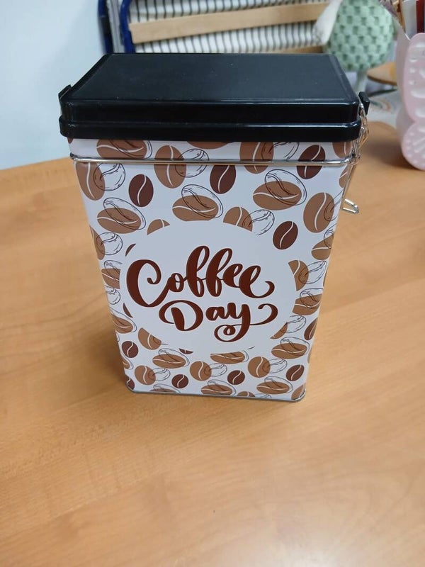 Barattolo in latta porta caffè